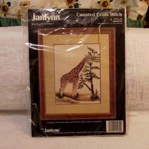 JANLYNN Giraffe Counted Cross Stitch, #112-75